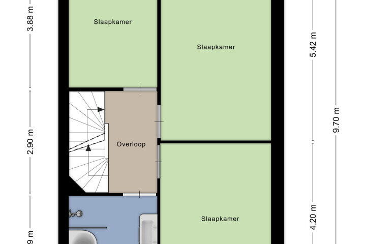 Plattegrond – Marskramer 11, Wijchen