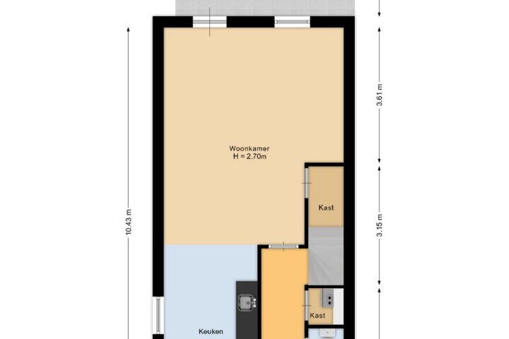 Plattegrond – Marskramer 110, Wijchen
