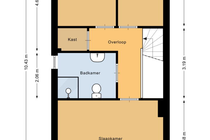 Plattegrond – Marskramer 110, Wijchen