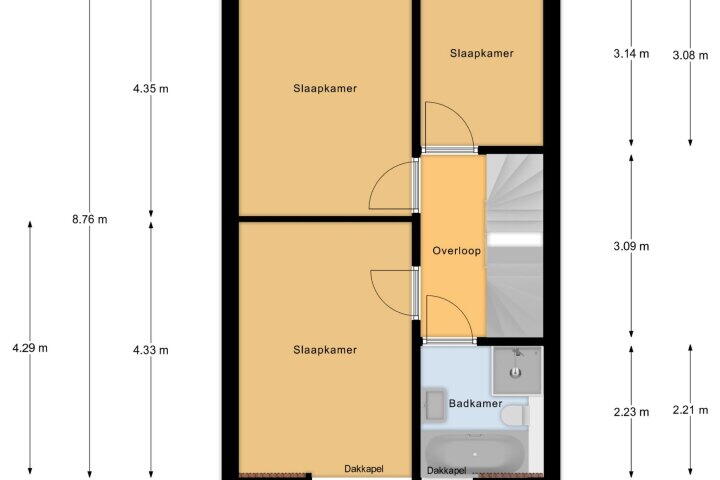 Plattegrond – Marskramer 117, Wijchen