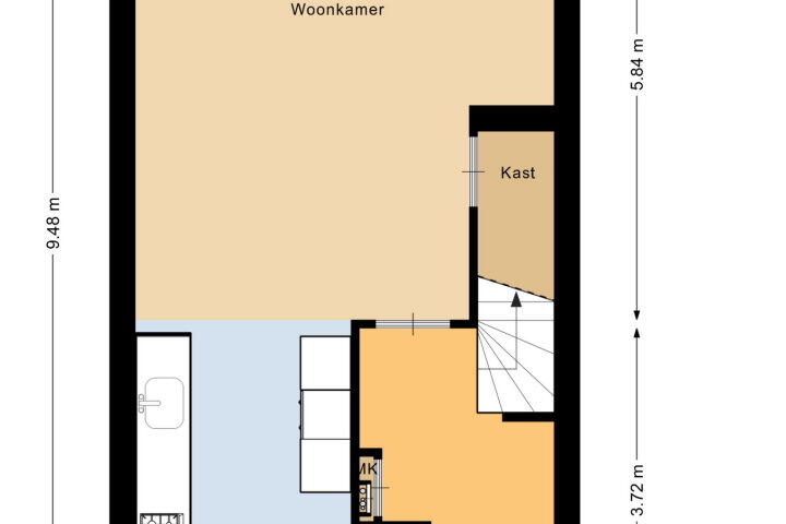 Plattegrond – Marskramer 118, Wijchen