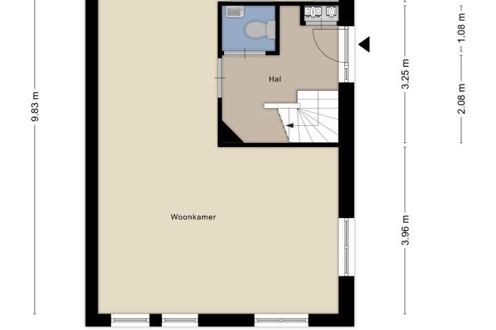 Plattegrond – Marskramer 161, Wijchen