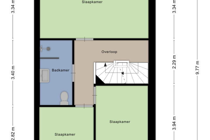 Plattegrond – Marskramer 161, Wijchen