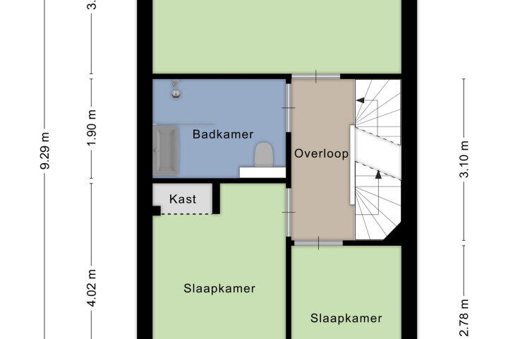 Plattegrond – Marskramer 43, Wijchen