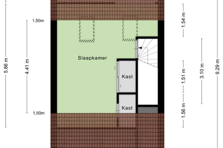 Plattegrond – Marskramer 43, Wijchen