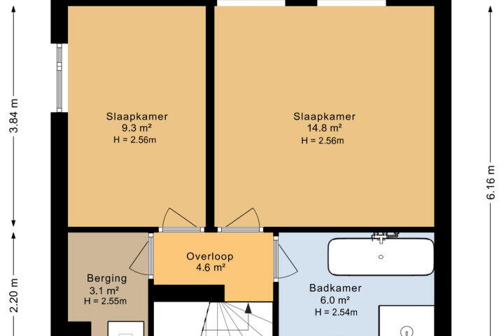 Plattegrond – Marsmanhove 116, Zoetermeer