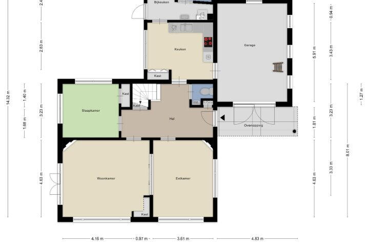 Plattegrond – Marsweg 3, Didam