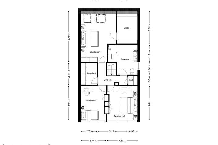 Plattegrond – Martena 22, Drachten