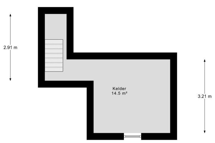 Plattegrond – Marten van Rossemstraat 10, Arnhem
