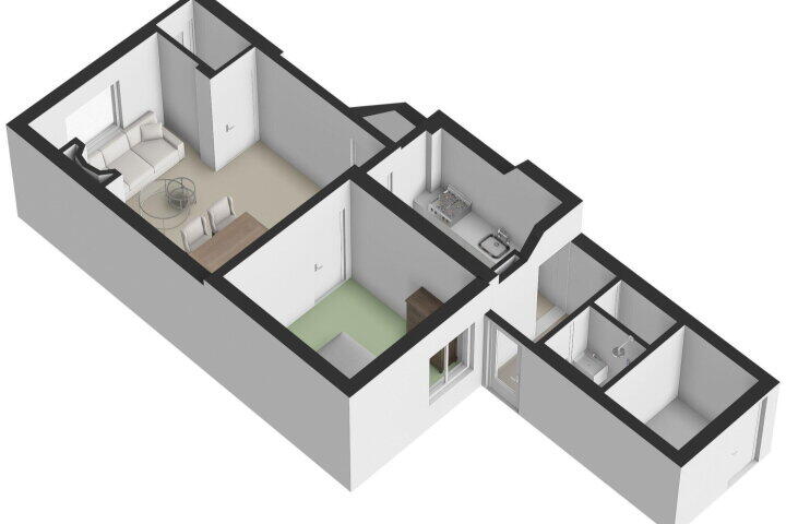Plattegrond – Marten van Rossemstraat 10, Arnhem