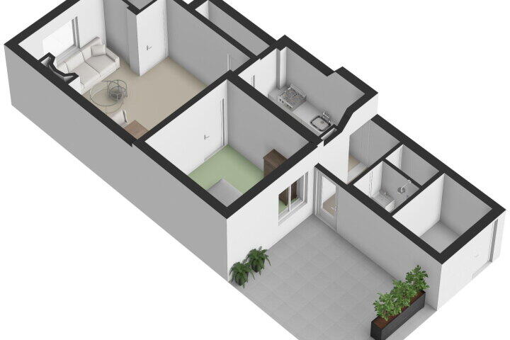 Plattegrond – Marten van Rossemstraat 10, Arnhem