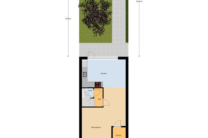 Plattegrond – Martin Luther Kingstraat 32, Vlissingen