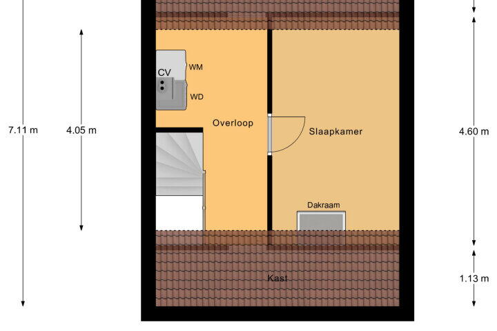 Plattegrond – Martin Luther Kingstraat 32, Vlissingen
