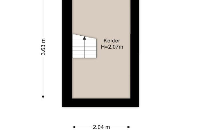 Plattegrond – Matthijs Kiersstraat 18, Steenwijk