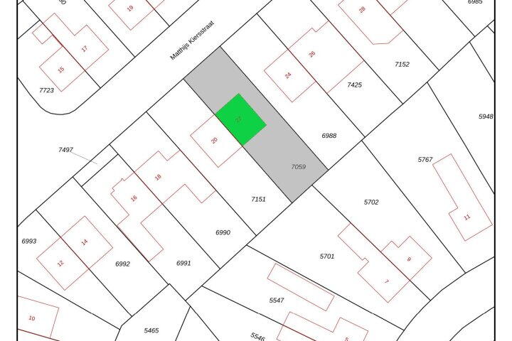 Plattegrond – Matthijs Kiersstraat 22, Steenwijk