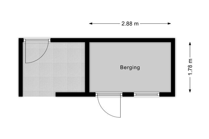 Plattegrond – Mauritsstraat 26, Alphen aan den Rijn