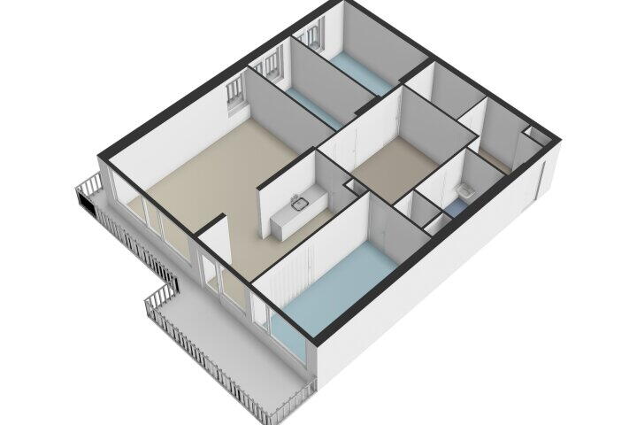 Plattegrond – Max Havelaarlaan 399, Amstelveen
