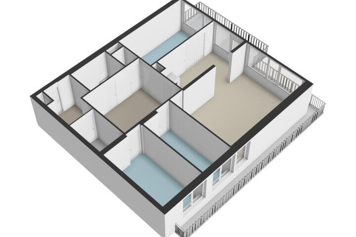 Plattegrond – Max Havelaarlaan 399, Amstelveen