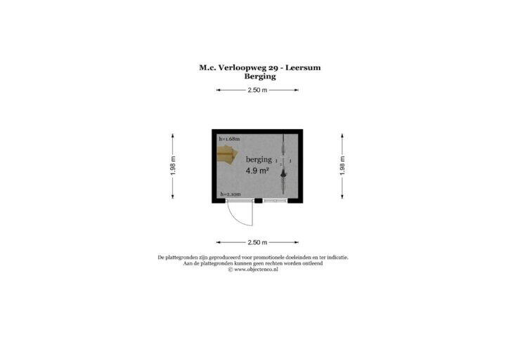 Plattegrond – M.C.Verloopweg 29, Leersum