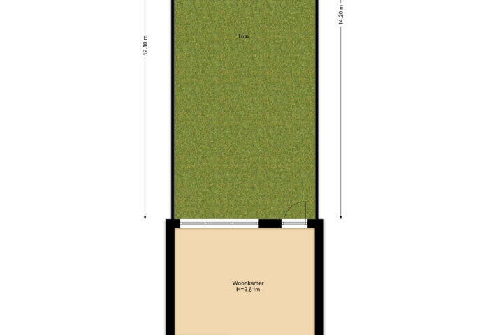 Plattegrond – Medeaschouw 30, Zoetermeer