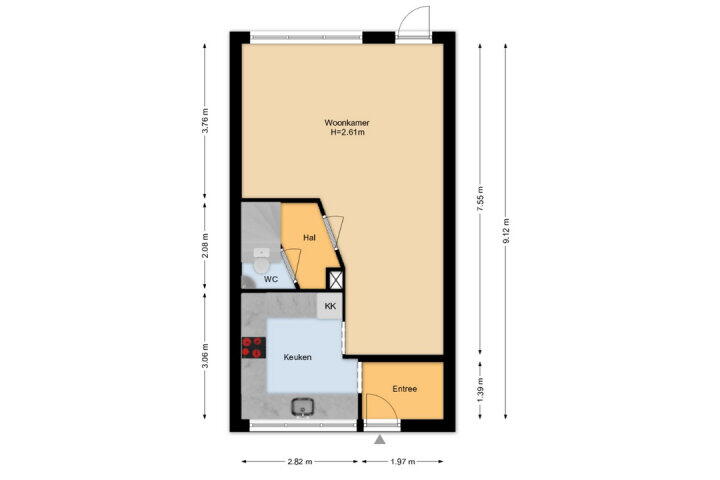 Plattegrond – Medeaschouw 30, Zoetermeer