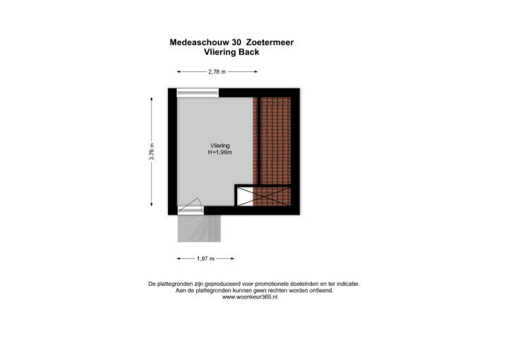 Plattegrond – Medeaschouw 30, Zoetermeer