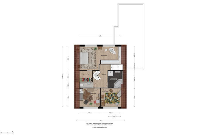 Plattegrond – Meent 16, Breda