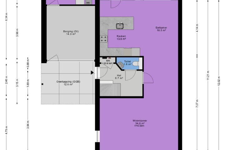Plattegrond – Meerkoet 3, Emmer-Compascuum