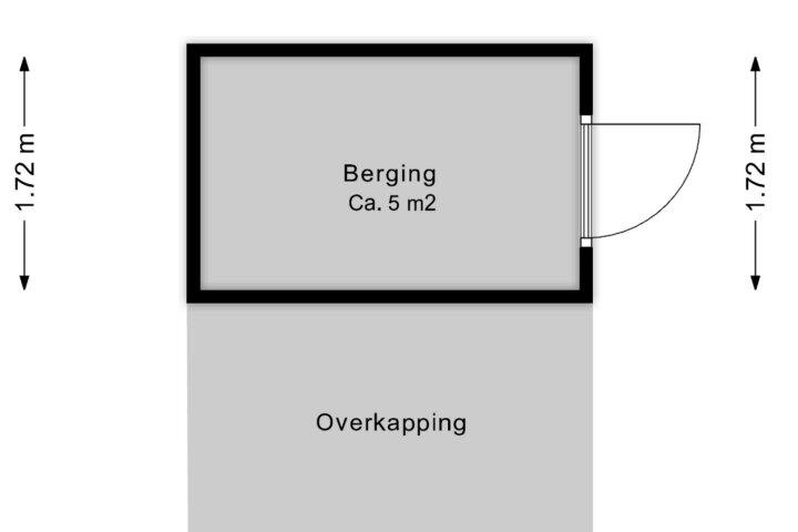 Plattegrond – Meerkoetlaan 54, Hoogeveen