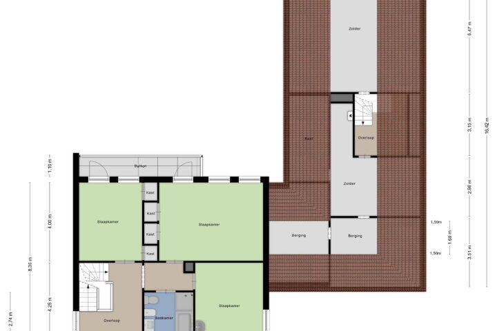 Plattegrond – Meerkoetstraat 2, Wijchen