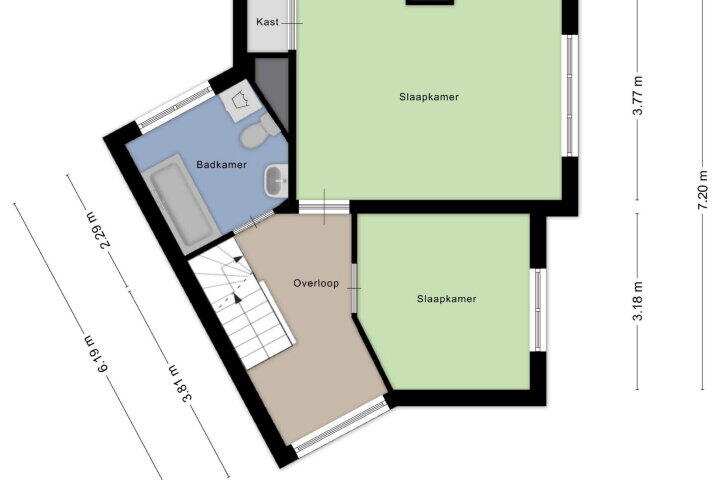 Plattegrond – Meerssenerweg 251, Maastricht