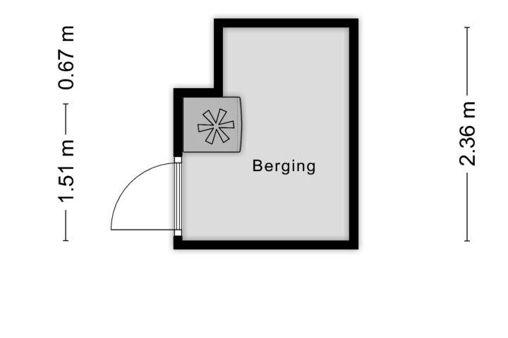 Plattegrond – Meerstraat 36, Beverwijk
