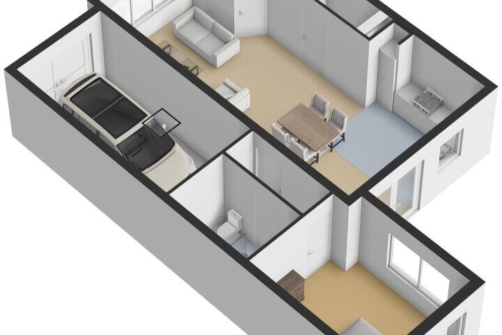 Plattegrond – Meester Delhoofenstraat 21, Heel