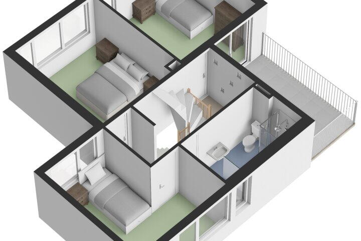 Plattegrond – Meester Merkxstraat 9, Arnhem