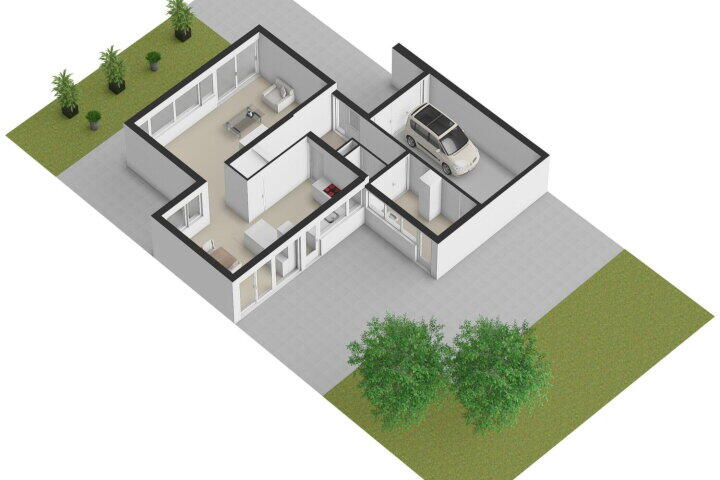 Plattegrond – Meester Merkxstraat 9, Arnhem