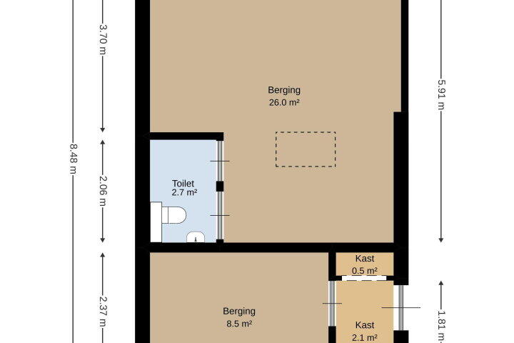 Plattegrond – Meester Nennstiehlweg 38, De Wilp
