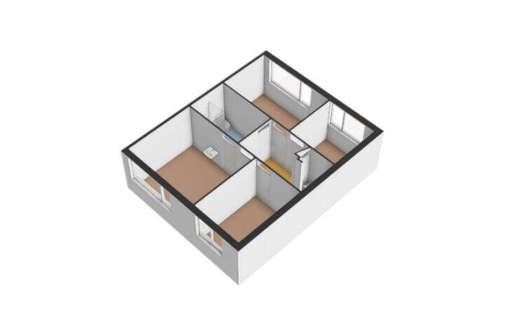 Plattegrond – Meester Neuteboomstraat 52, Stadskanaal
