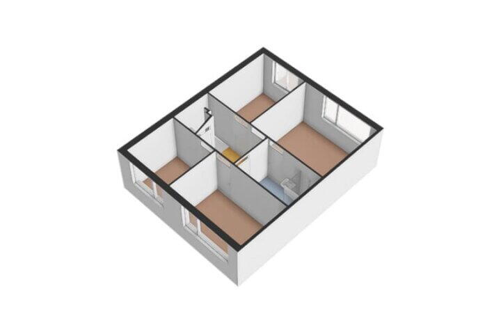 Plattegrond – Meester Neuteboomstraat 52, Stadskanaal