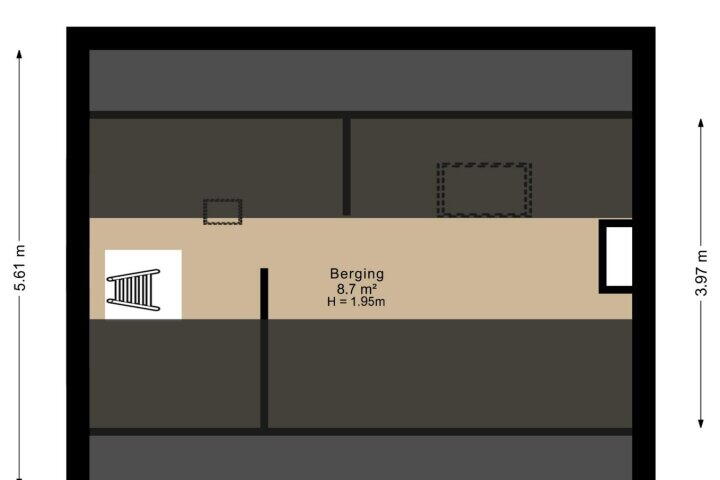 Plattegrond – Meester Schaapstraat 12, Roden