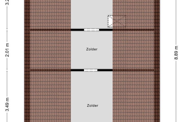 Plattegrond – Meester van Coothlaan 32, Wijchen