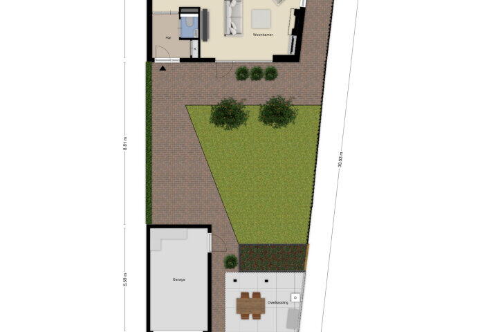 Plattegrond – Meeuwberg 114, Roosendaal
