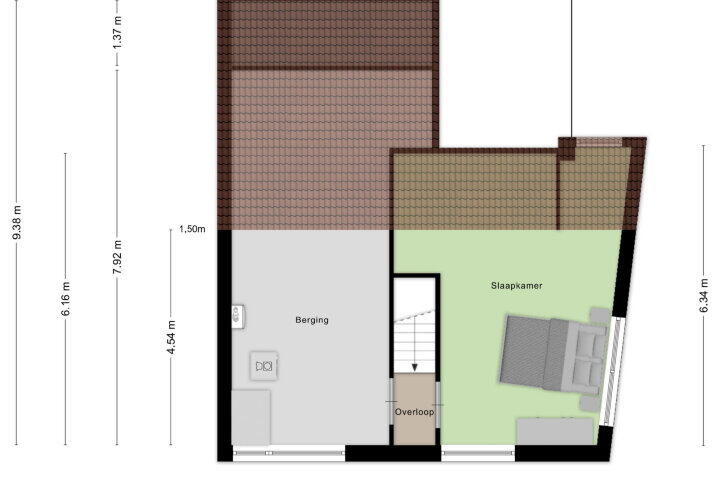 Plattegrond – Meeuwberg 114, Roosendaal