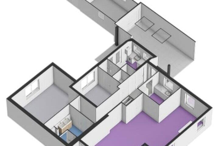 Plattegrond – Meidoornlaan 4, Exloo
