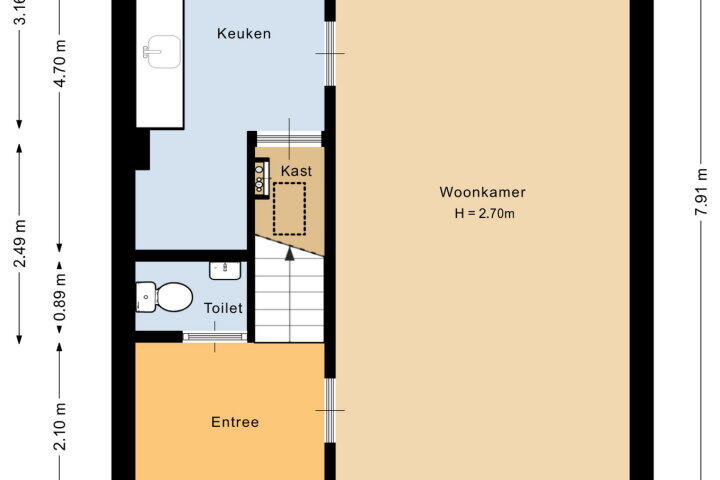 Plattegrond – Meijhorst 1134, Nijmegen