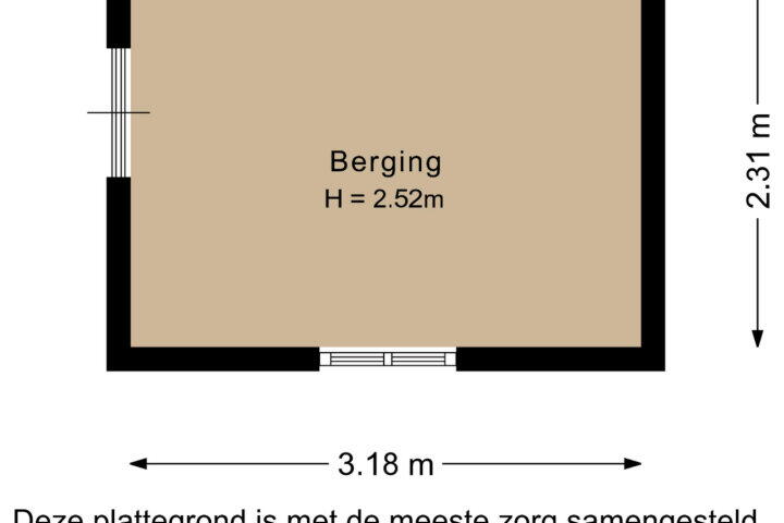 Plattegrond – Meijhorst 1134, Nijmegen