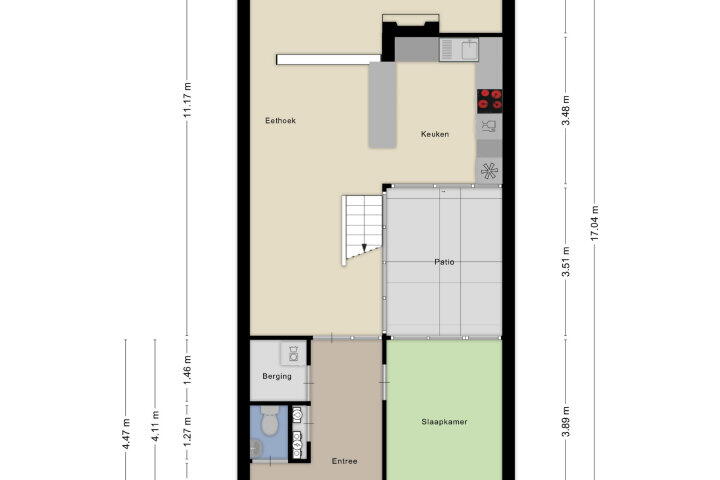 Plattegrond – Meijhorst 2058, Nijmegen