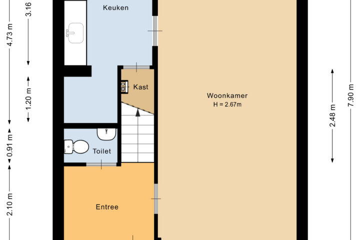 Plattegrond – Meijhorst 5248, Nijmegen