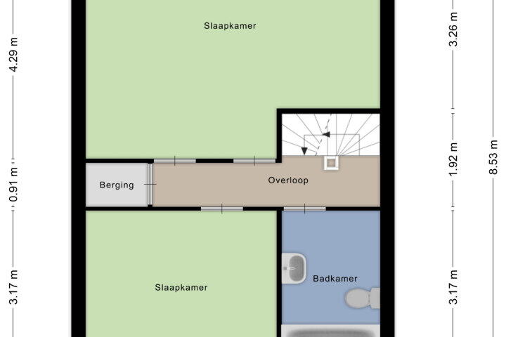 Plattegrond – Meijhorst 6256, Nijmegen