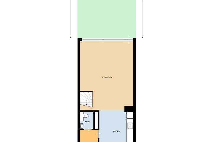 Plattegrond – Meindert Hobbemastraat 5, Meppel