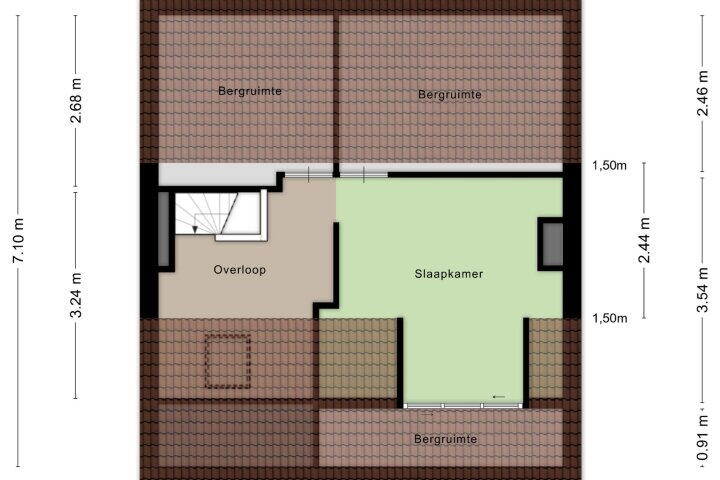 Plattegrond – Meishagerstraat 21, Munstergeleen